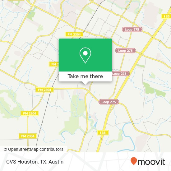 CVS Houston, TX map