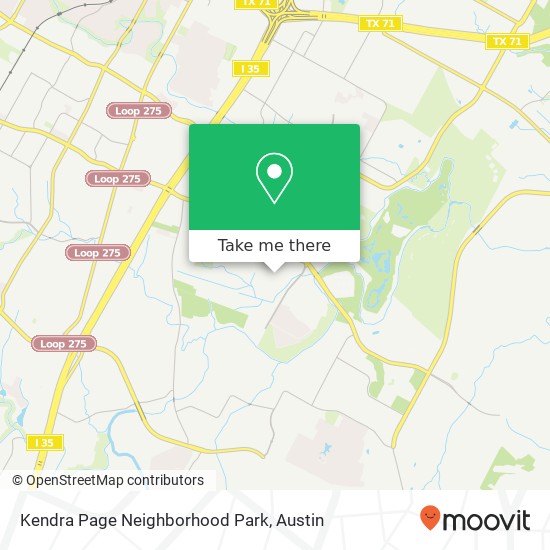 Mapa de Kendra Page Neighborhood Park