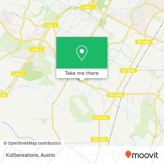 KidSensations map