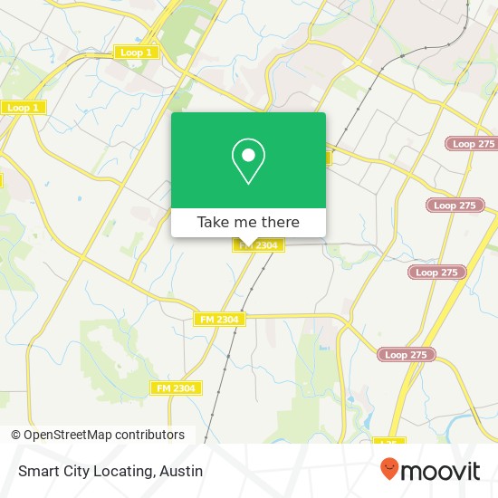 Mapa de Smart City Locating