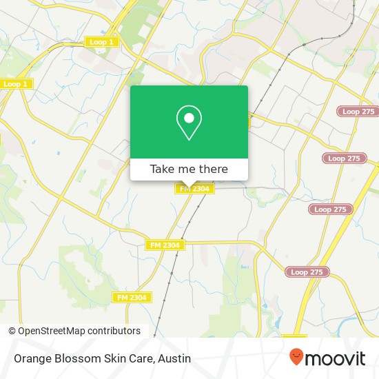 Orange Blossom Skin Care map