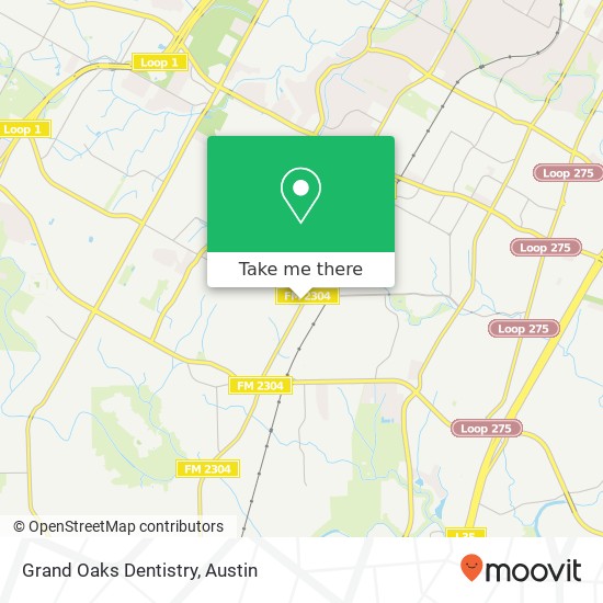 Grand Oaks Dentistry map