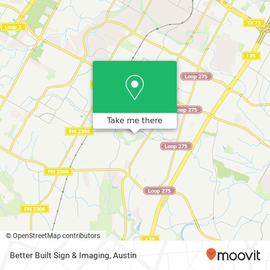 Mapa de Better Built Sign & Imaging