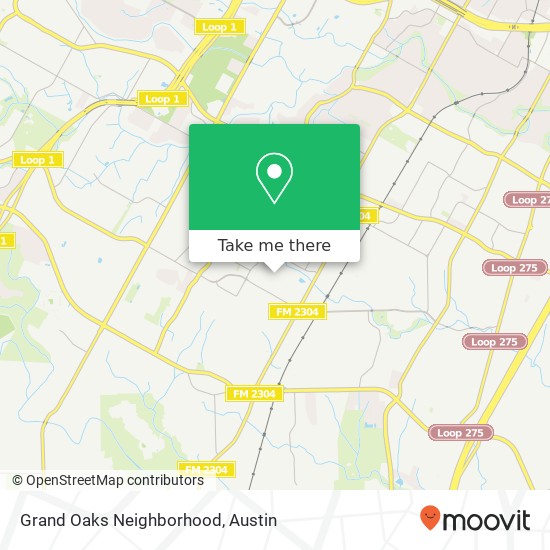 Mapa de Grand Oaks Neighborhood