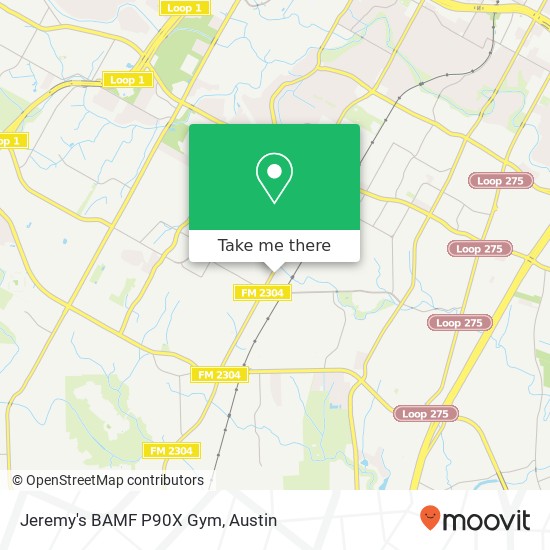 Mapa de Jeremy's BAMF P90X Gym