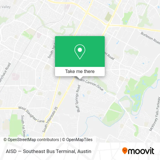 AISD — Southeast Bus Terminal map