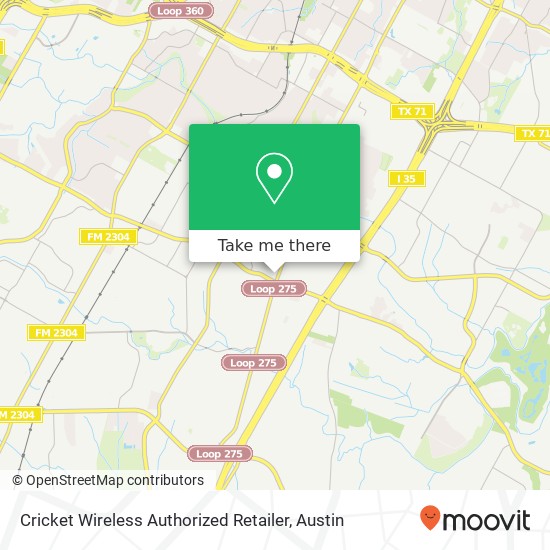 Cricket Wireless Authorized Retailer map