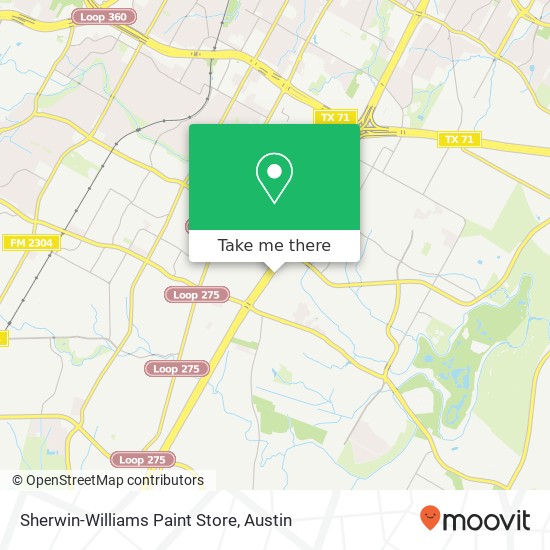 Sherwin-Williams Paint Store map