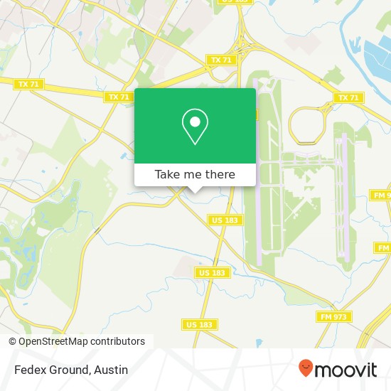 Mapa de Fedex Ground