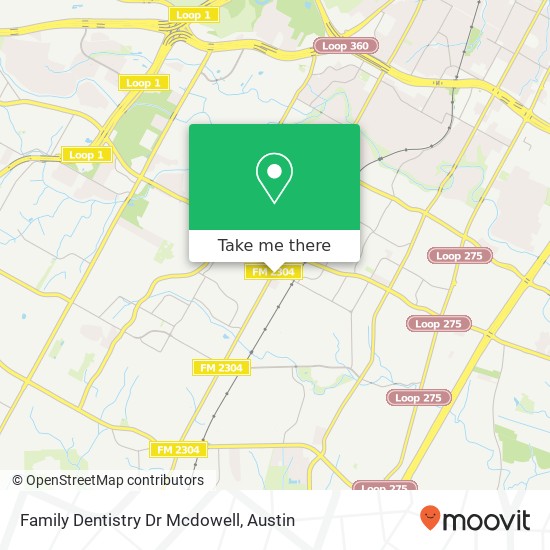 Family Dentistry Dr Mcdowell map