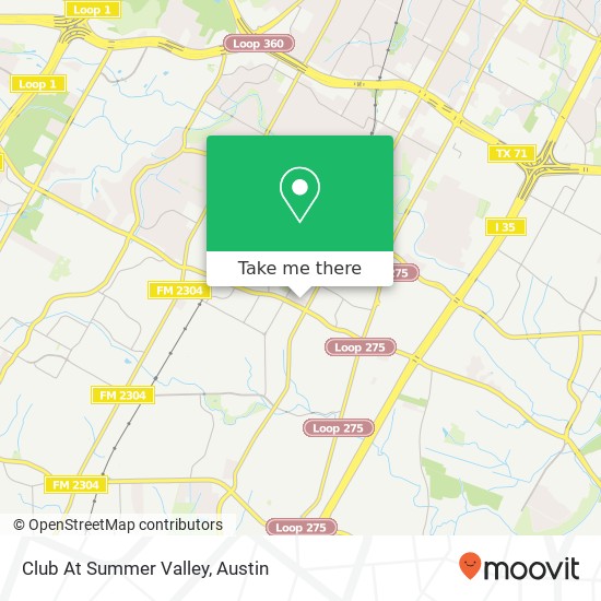 Mapa de Club At Summer Valley