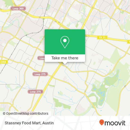 Stassney Food Mart map