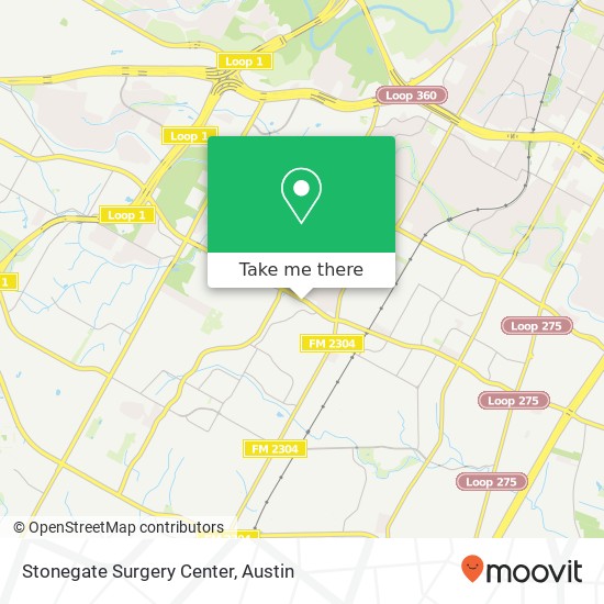 Stonegate Surgery Center map