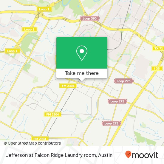 Jefferson at Falcon Ridge Laundry room map
