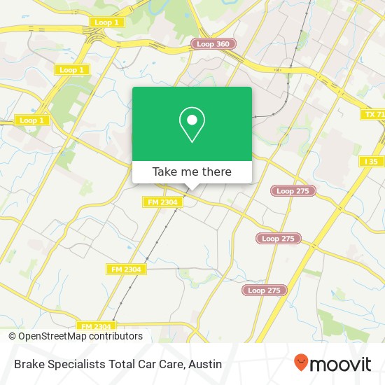 Mapa de Brake Specialists Total Car Care