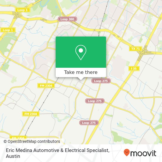 Eric Medina Automotive & Electrical Specialist map