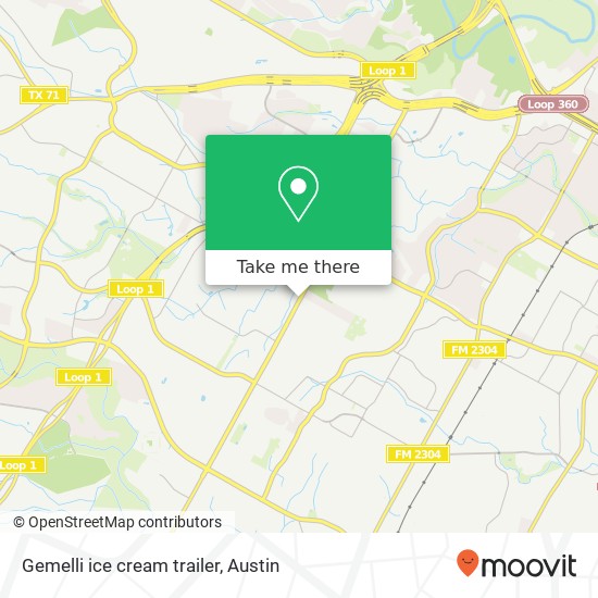 Gemelli ice cream trailer map
