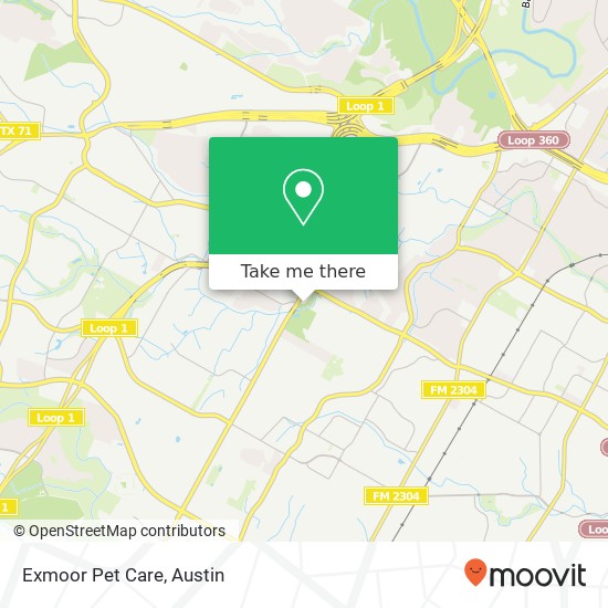 Exmoor Pet Care map