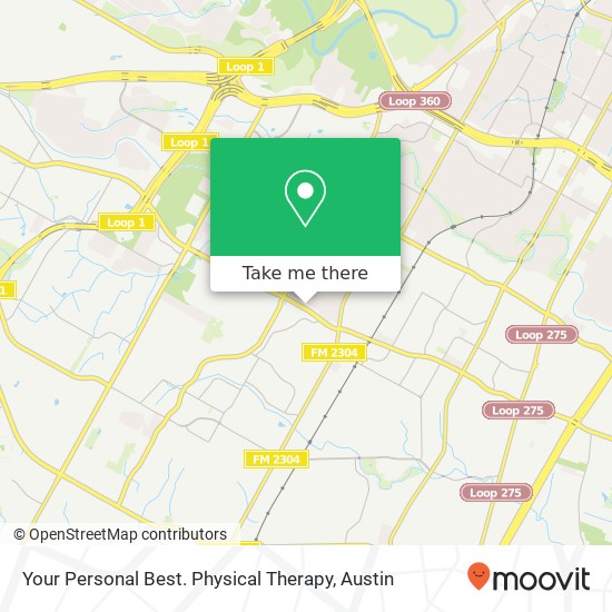 Your Personal Best. Physical Therapy map