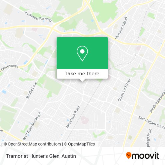 Tramor at Hunter's Glen map
