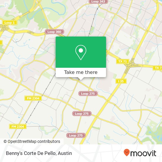 Mapa de Benny's Corte De Pello