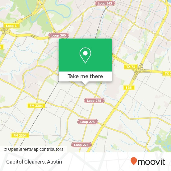 Capitol Cleaners map