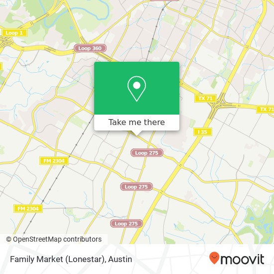 Mapa de Family Market (Lonestar)