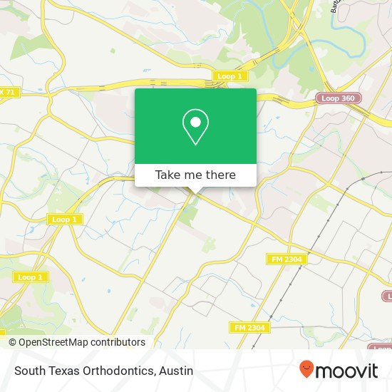Mapa de South Texas Orthodontics