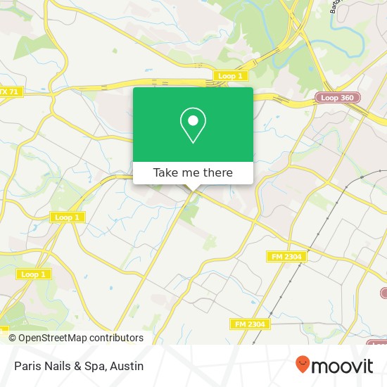 Mapa de Paris Nails & Spa