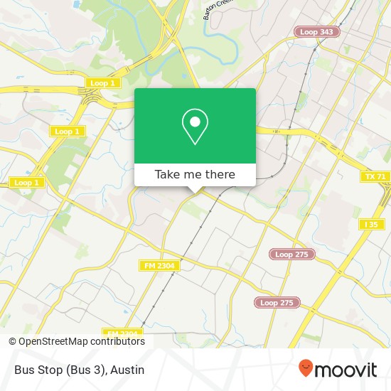 Bus Stop (Bus 3) map