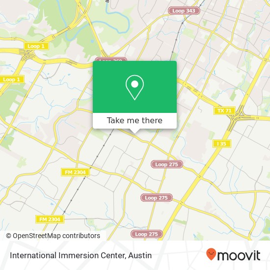 International Immersion Center map