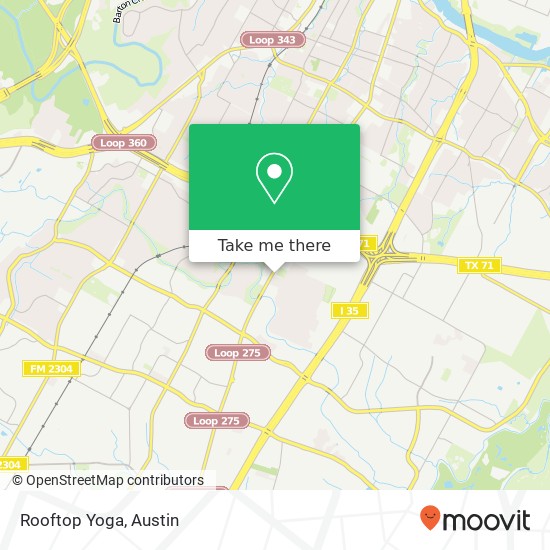 Mapa de Rooftop Yoga