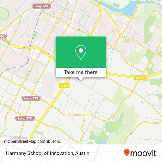 Mapa de Harmony School of Innovation