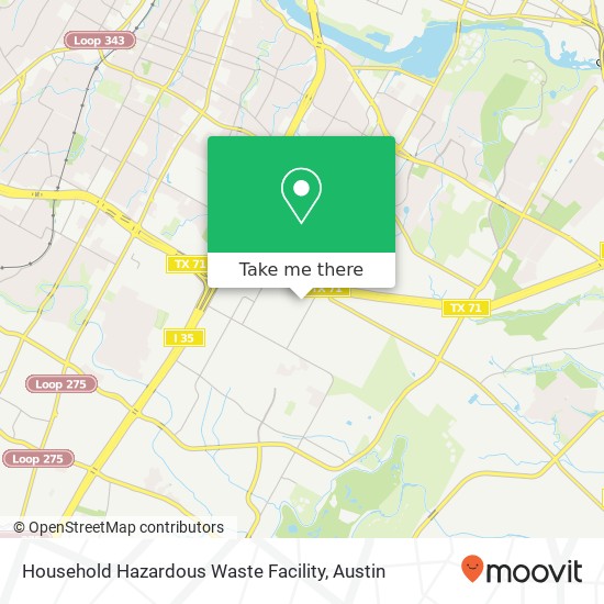 Household Hazardous Waste Facility map