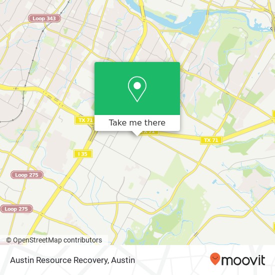 Austin Resource Recovery map