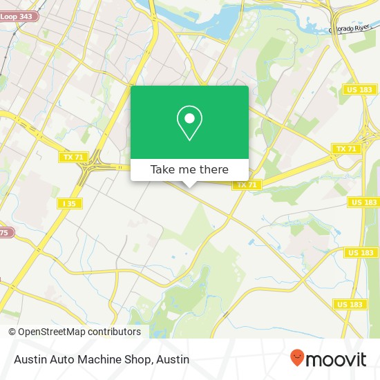 Austin Auto Machine Shop map