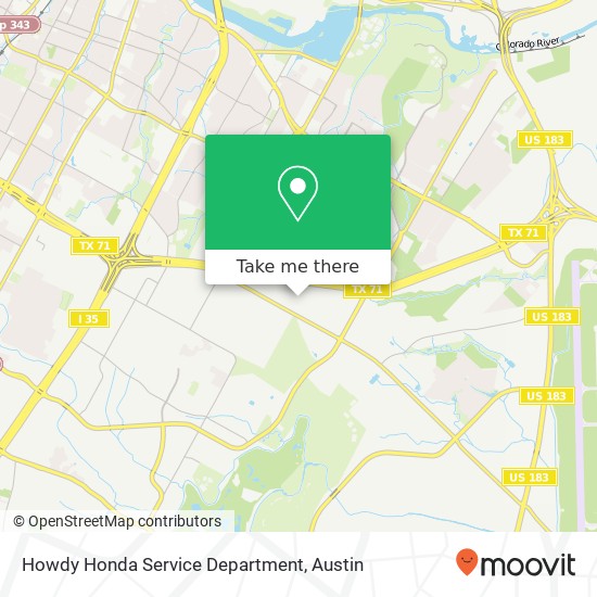 Mapa de Howdy Honda Service Department