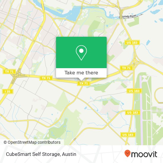 Mapa de CubeSmart Self Storage