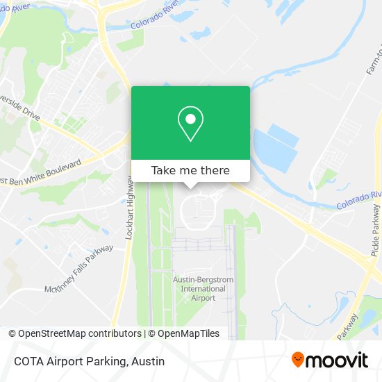 COTA Airport Parking map
