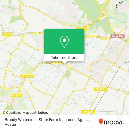 Mapa de Brandy Whiteside - State Farm Insurance Agent