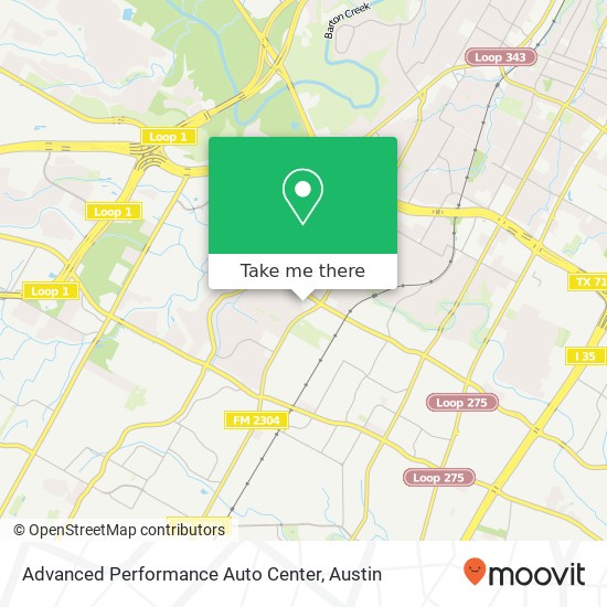 Advanced Performance Auto Center map