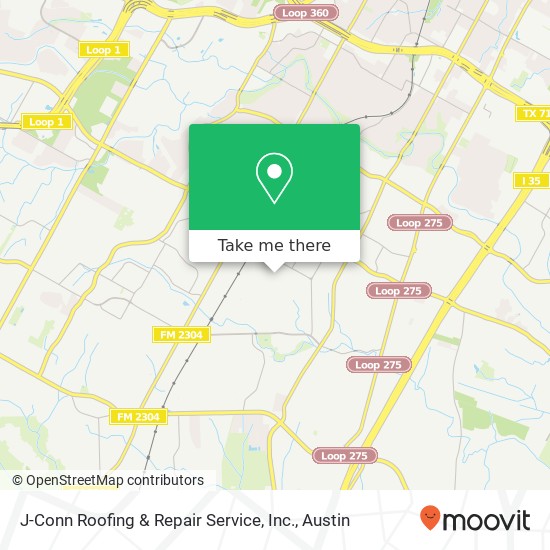 Mapa de J-Conn Roofing & Repair Service, Inc.