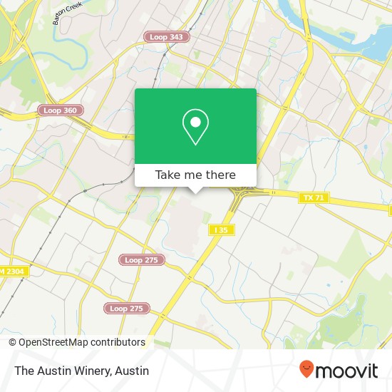 Mapa de The Austin Winery
