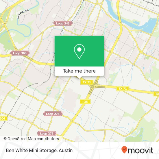 Ben White Mini Storage map