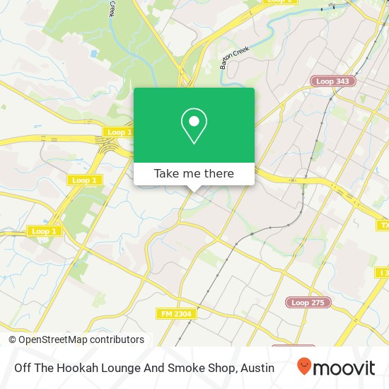 Off The Hookah Lounge And Smoke Shop map