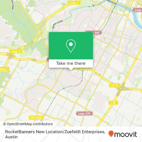 Mapa de RocketBanners New Location / Zuefeldt Enterprises