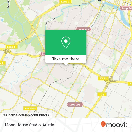 Mapa de Moon House Studio