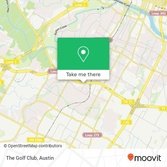 The Golf Club map