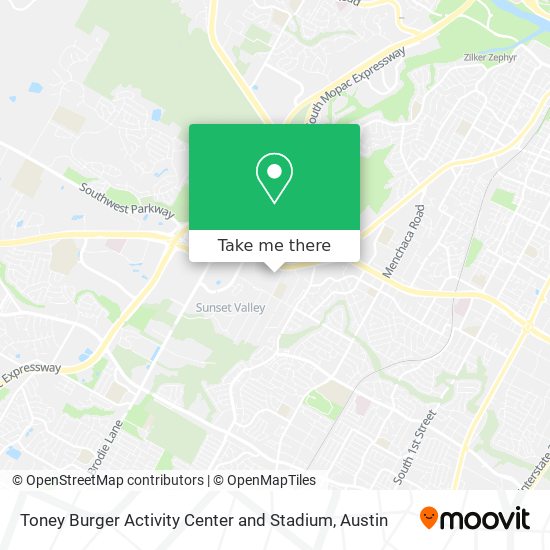 Mapa de Toney Burger Activity Center and Stadium