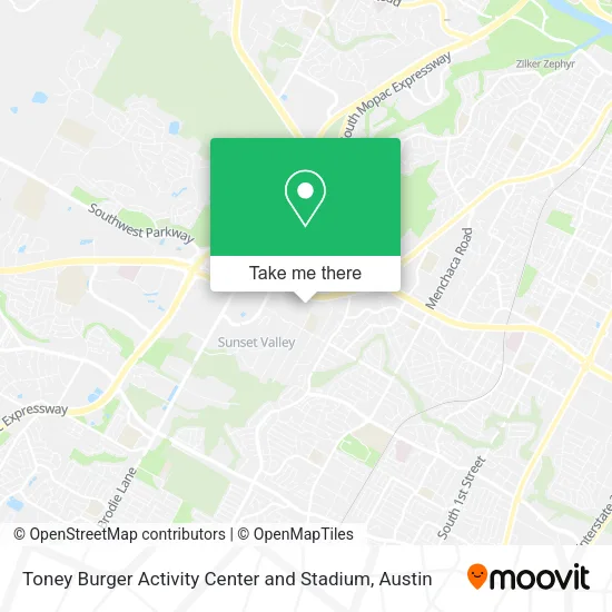 Mapa de Toney Burger Activity Center and Stadium